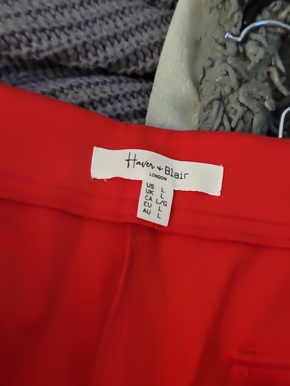 Haven + Blair Red Dress Pants